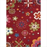 Jubilee Fan Girls Bright Red Kids Rug Size: 3' x 5' Rectangle