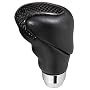 Pilot Automotive PM-2110E Motorsport Leather with Real Carbon Fiber Manual Stick Shift Knob