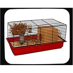 Mauspad mit der Grafik: Haustier, gerbil, Schutzraum, Bur, Bettzeug, Inland, Hamster, Fach ein, Tier, Wasser, K�fig, Nagetier