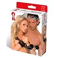 Handschellen LUX FETISH Love Cuffs black