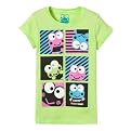 Girls' Keroppi Short-Sleeve Photo Friends Tee - Green