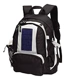 eco accessible backpacks:Solar Backpack + Portable Charger (Eco-friendly)- Black