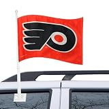 NHL Philadelphia Flyers Team Logo Car Flag