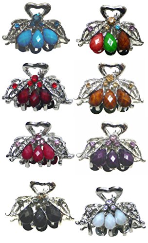 Set of 8 Mini Jaw Clips U864175-0642-8