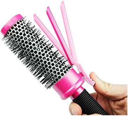 Hair Straightener and Straightening Comb Styles Anti Scald Anti Static Ceramic Heating Brush, Instant Magic Silky Straight Hair Styling, Salon Care Equipment Products Clip&amp;curl(Small Size)
