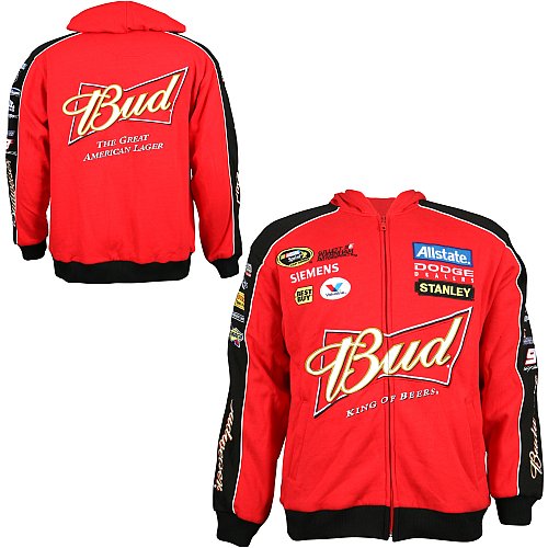 Buy Chase Authentics Kasey Kahne Budweiser Uniform Hooded Sweatshirt by Chase Authentics