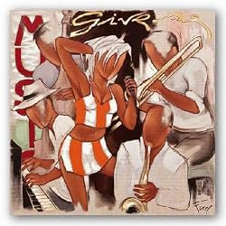 Give me Music by Pierre Farel 27.5"x27.5" Art Print Poster