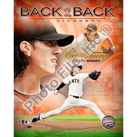 Tim Lincecum Back 2 Back NL Cy Young 8x10 Photo