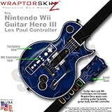 Abstract 01 Blue Skin by WraptorSkinz TM fits Nintendo Wii Guitar Hero III  ....
