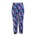 Shensee Women High Waist Fitness Yoga Sport Pants Printed Stretch Leggings (XL, Purple)