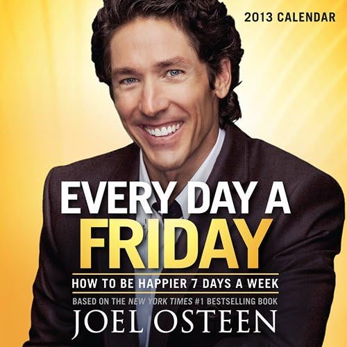 2013 Every Day A Friday How to be Happier 7 Days a Week Boxed / Desk Calendar