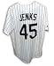 Bobby Jenks Autographed/Hand Signed Chicago White Sox White Majestic Baseball Jersey