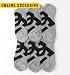 Dc Shoes Arnold 2 Three Pack Socks - Heather Grey X 9-11