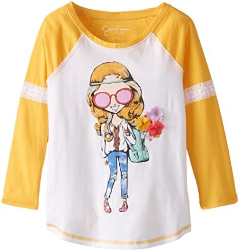 Jessica Simpson Big Girls' Blaire Jersey Top, Boho Girl, X-Large