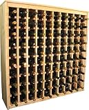 100 Bottle Deluxe Cabinet Style Wine Rack (Ponderosa Pine)