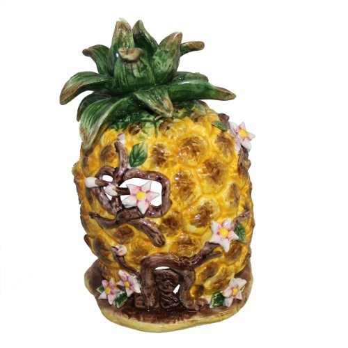 Pineapple Ceramic Tea Light Candle Holder