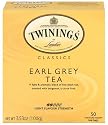Twinings Earl Grey Tea, Tea Bags, 50-Count Boxes (Pack of 6)