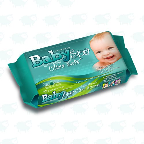 Baby Spa Hypoallergenic Ultra Soft Wipes with Aloe