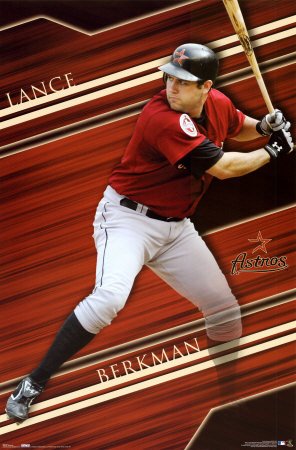 Houston Astros- Lance Berkman Poster Print, 22x35