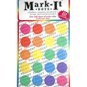 Colored Dot Stickers