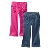 Infant Toddler Girls' Circo® Pink/light Wash 2 pk Canvas Pant