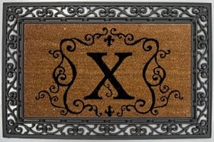 Monogram Coir Doormat - X