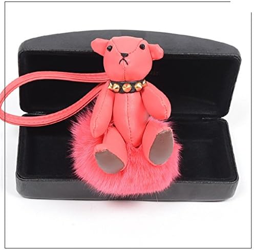 Blanche Lynn New Design Bear Key Fob Key Jewelry Bag/ Car/ Celphone Accessories Key Buckle (Red)