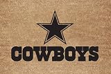 Dallas Cowboys Flocked Door Mat