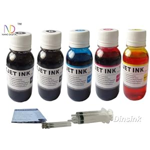 ND Brand 5x100ml Ink Refill Kit HP 564 564 XL Color </p>
<p><b>Product Description</b> </p>
<p>This package includes:<br />
1. 2x100ml black, 100ml cyan, 100ml magenta, and 100ml yellow ND Brand premium water-based UV resistant dye ink.</p>
<p>2. One refill instruction.</p>
<p>The ink is compatible with HP 564, HP564 XL black </p>
<p><b>Technical Details</b> </p>
<ul style=