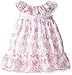 Laura Ashley London Girls' Little Flower Printed Ruffle Dress