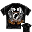 POW MIA T-shirt Logo & Wings Design Tee