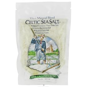 Selina Naturally - Celtic Sea Salt Resealable Bag Fine Ground - 4 oz.