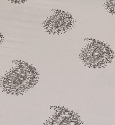 Imagen 5 de Bloquear indio Impreso Tamaño Cama doble Colcha de algodón con tapa de almohada a juego