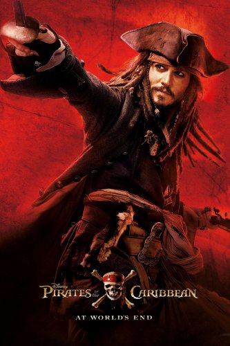 Empire 20765 Pirates of the Caribbean 3 - Jack - Red Worlds, End Film Movie Kino Poster ca Preisvergleich