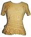 Agan Traders Women's Gypsy Medieval Renaissance Vintage Cross Blouse
