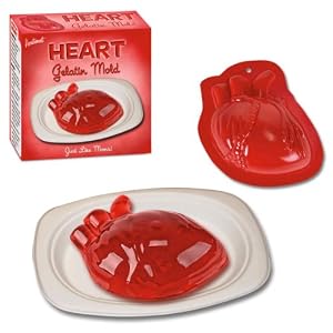 anatomic Heart shaped Gelatin Mold