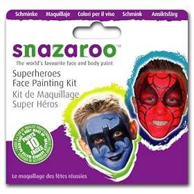 Snazaroo - Face Paints - Superheroes Theme Pack