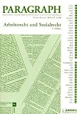 Produkt-Bild: Paragraph : Arbeits- und Sozialrecht (f. &Ouml;sterreich)