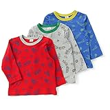 La Chiave(ラ キエーベ) 長袖Tシャツ (80～130cm) キムラタンの子供服 (53302x53502-163) レッド 80