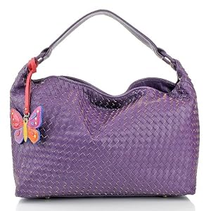 Mariposa TechnoNappa&reg; Woven Hobo