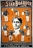 1890's Charles H. Boyle The Star Boarder Vintage Sousa Antique Advertising Poster