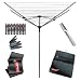 VILEDA 4ARM ROTARY AIRER DRYER CLOTHES WASHING LINE