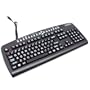 ZoomText Large Print Keyboard Black Keys with White Print
