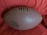 Felix Jones Autographed NFL Wilson Composite Football, Dallas Cowboys, Arkansas Razorbacks, Proof Photo of Felix Signing for Us.