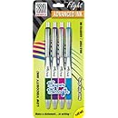 Zebra Z-Grip Flight Ballpoint Retractable Pen, 1.2mm, Fashion Assorted, 4 Pack (21974)