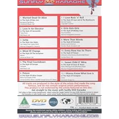 Sunfly Karaoke-Rock Anthems [DVD]