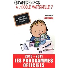 Qu'apprend-on a l'�cole maternelle