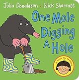 One mole digging a hole