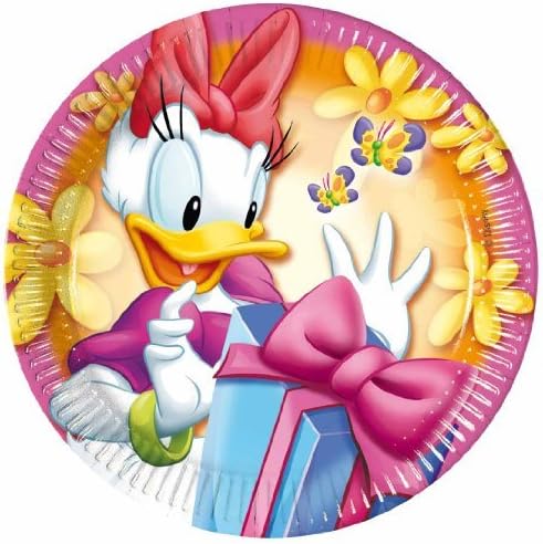 Daisy Duck Party Paper Dinner Plates x 10