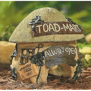 Garden Toad House Mart Yard Decor Always Open